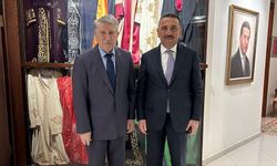 Vali Osman Hacıbektaşoğlu'ndan Köksal Toptan'a ziyaret