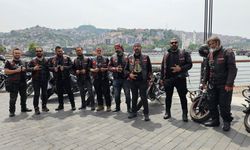 Türk Chopper Motosiklet Kulübü Hatay üyeleri Zonguldak'ta