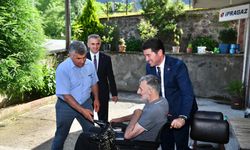 Başkan Ahmet Kaya’dan felçli hastaya bayram sürprizi