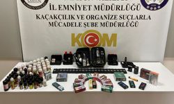 Gümrük kaçağı ürünler ele geçirildi; 1 gözaltı
