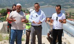 Taş kırma eleme tesisinin sezon açılışı yapıldı