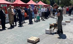 Narkotik köpeği ‘Hera’ hünerlerini sergiledi