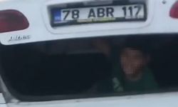 Küçük çocuğun bagajda tehlikeli yolculuğu kamerada