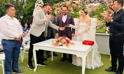 Zonguldak'a yahşi gelin: Erendiz Özsoy ile Humay Abdullayev evlendi