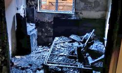 Elektrikli aletten çıkan kıvılcım evi yaktı