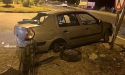 Yolcu otobüsü kavşakta otomobille çarpıştı: 4 yaralı