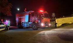 Örtü yangını büyümeden söndürüldü