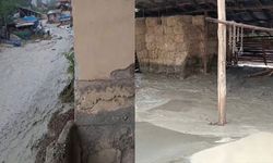 Sağanak sebebiyle dereler taştı