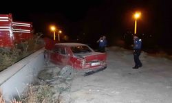 Kontrolden çıkan otomobil duvara çarptı: 1 ölü