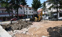 Semt meydanı projesinde ikinci etap çalışmaları başladı
