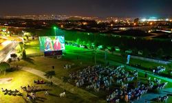 Açık havada sinema keyfi