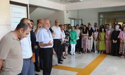 İl Sağlık Müdürü Aziz Öğütlü personelle vedalaştı