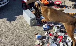 Narkotik köpeği buldu, aküden uyuşturucu çıktı