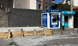 Kaldırıma pastane ve ATM’den sonra bekçi kulübesi yapılıyor