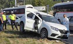 Polisin dur ihtarına uymayıp kaçan 3 kişiden biri kaza yapınca yakalandı