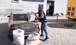 435 kilogram kaçak tütün ele geçirildi