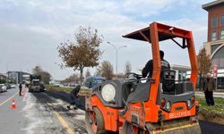 Yol çalışmaları sürüyor