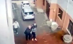 Asker kaçağının polisten kaçtığı anlar kamerada