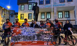 Sarıkamış şehitleri için pedal çeviriyorlar