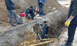 Alt yapı çalışmasında doğalgaz borusu delindi