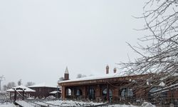 Açık Hava Müzesi'nde kar manzaraları
