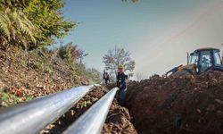 6 bin 500 metrelik yeni içme suyu hattında sona gelindi