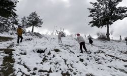 Çocukların kar keyfi