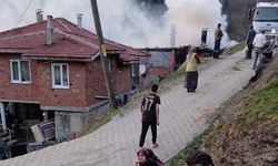 Son anda yanmaktan kurtuldular, çaresizce alevleri izlediler