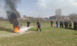 Doğa Koruma ve Milli Parklar ekiplerine yangın eğitimi