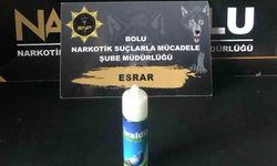 Güvercin vitamini kutusunda likit esrar yakalandı