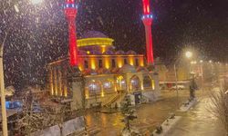 Kış geri döndü, lapa lapa kar yağdı