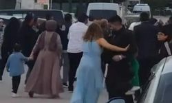 Düğün öncesi yumruklu kavga kameraya yansıdı