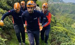 İlkel teleferiğin halatına dolanan çiftçi düşerek öldü