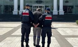 Yangın şüphelisi çalılık alanda yakalandı
