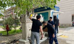İmamlar, çeşmeyi pırıl pırıl yaptı
