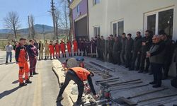 Orman yangınına karşı tatbikatlı eğitim