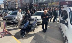 Otomobil ile motosiklet çarpıştı: 2 yaralı