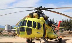 Yangın söndürme helikopteri konuşlandırıldı
