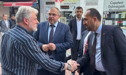 Necmettin Çalışkan ve Burak Erol, esnaf ile buluştu