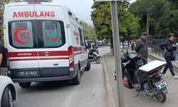 Otomobil ile motosiklet çarpıştı: 1 kişi yaralandı