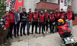 Zonguldak Motosiklet Sürücüleri Derneği’nden Karabük’e dostluk ziyareti