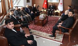 MKYK üyesi Abdurrahman Akyüz ve AK Partili heyetten Vali Osman Hacıbektaşoğlu’na ziyaret