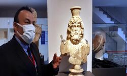 Zeus Helios-Serapis büstü, müzede sergilenmeye başlandı
