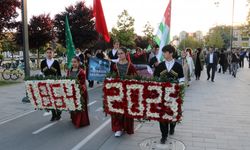 Kafkas kökenli vatandaşlar, Çerkes Sürgünü'nün 161’inci yılında yürüyüş düzenledi