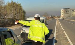 240 araç trafikten men edildi