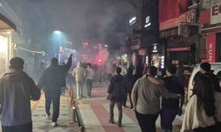 Beşiktaş taraftarların galibiyet sevinci