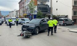Cip ile motosiklet çarpıştı: 1 yaralı