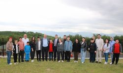 Kaymakam ve Başkan özel öğrencileri ağırladı