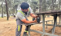 Mesire Alanı’nda bakım çalışması