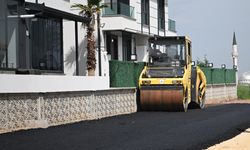 O Mahalle'de 750 tonluk asfalt
